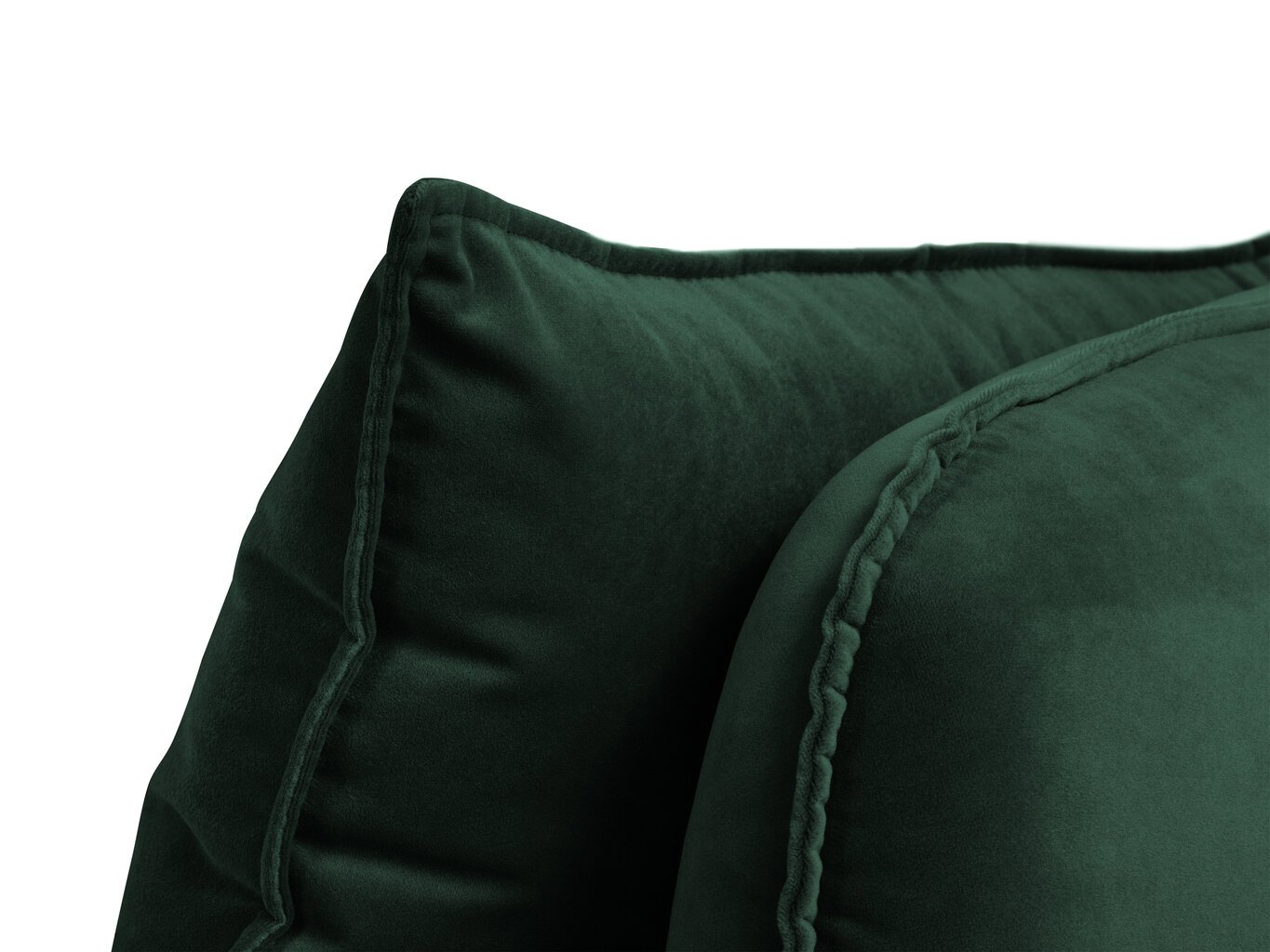 Dvivietė sofa Kooko Home Lento, tamsiai žalia kaina ir informacija | Sofos | pigu.lt