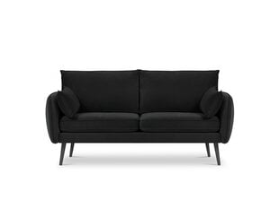 Dvivietė sofa Kooko Home Lento, juoda kaina ir informacija | Sofos | pigu.lt