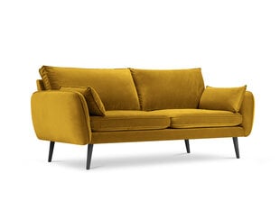 Trivietė sofa Kooko Home Lento, geltona kaina ir informacija | Sofos | pigu.lt