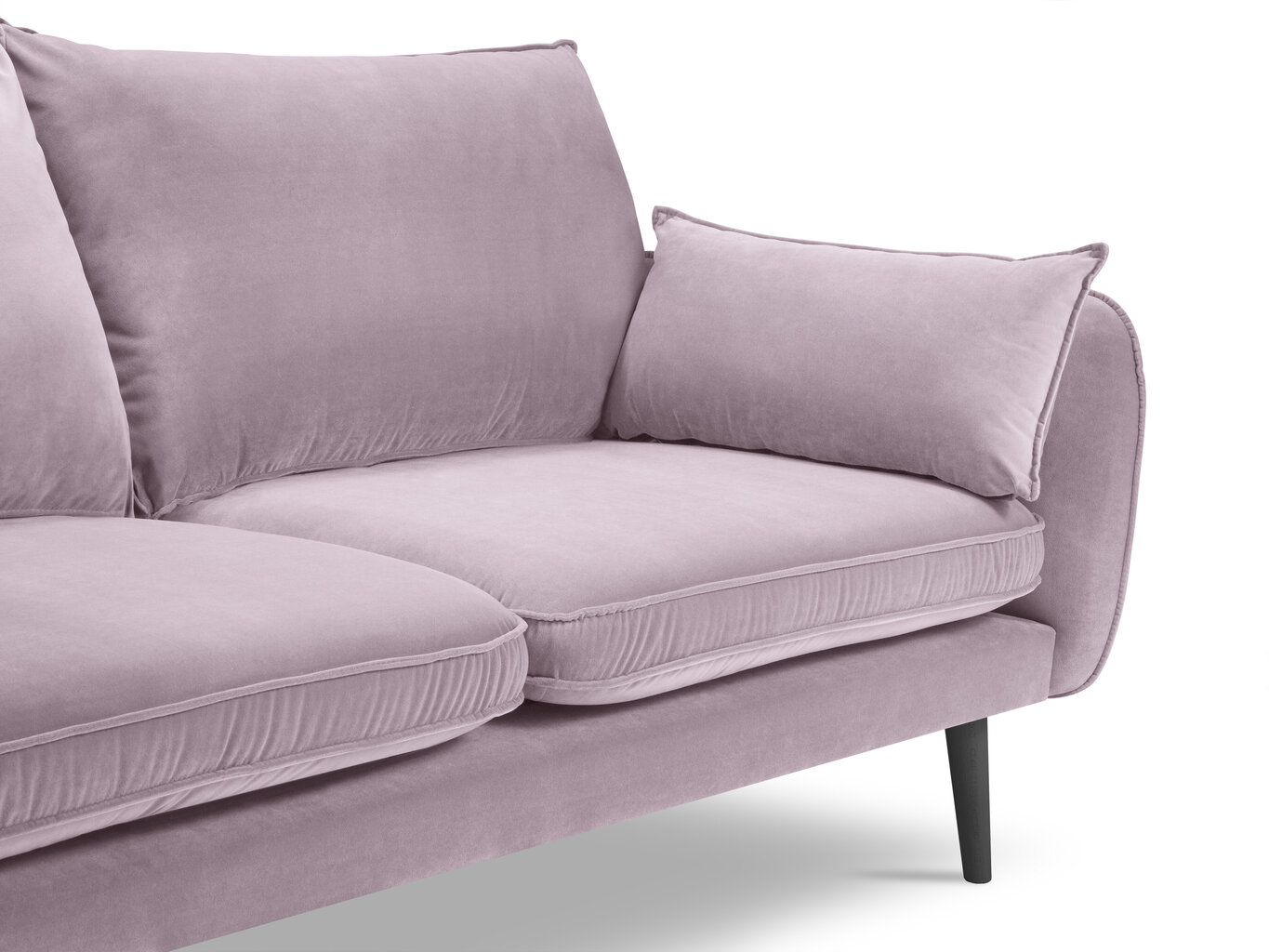 Trivietė sofa Kooko Home Lento, rožinė kaina ir informacija | Sofos | pigu.lt