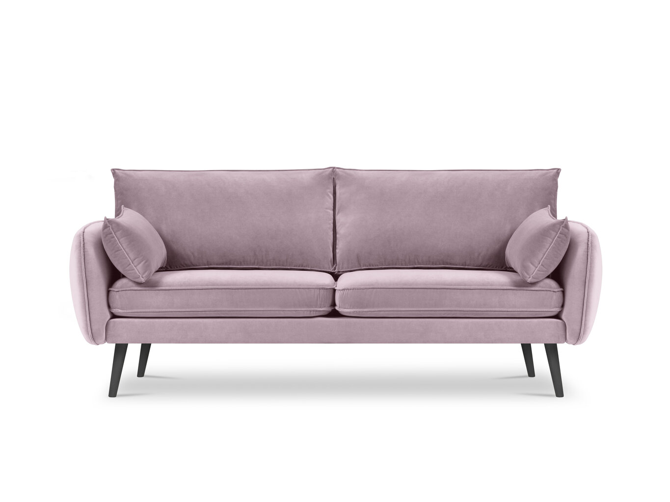 Trivietė sofa Kooko Home Lento, rožinė kaina ir informacija | Sofos | pigu.lt