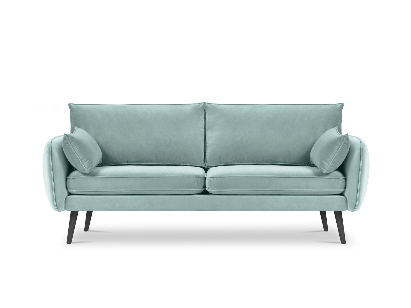Trivietė sofa Kooko Home Lento, šviesiai žalia kaina ir informacija | Sofos | pigu.lt