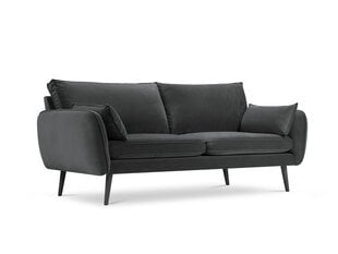 Trivietė sofa Kooko Home Lento, tamsiai pilka kaina ir informacija | Sofos | pigu.lt