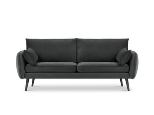 Trivietė sofa Kooko Home Lento, tamsiai pilka kaina ir informacija | Sofos | pigu.lt