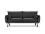 Trivietė sofa Kooko Home Lento, tamsiai pilka