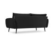 Trivietė sofa Kooko Home Lento, juoda kaina ir informacija | Sofos | pigu.lt