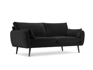 Trivietė sofa Kooko Home Lento, juoda kaina ir informacija | Sofos | pigu.lt