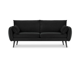 Trivietė sofa Kooko Home Lento, juoda kaina ir informacija | Sofos | pigu.lt
