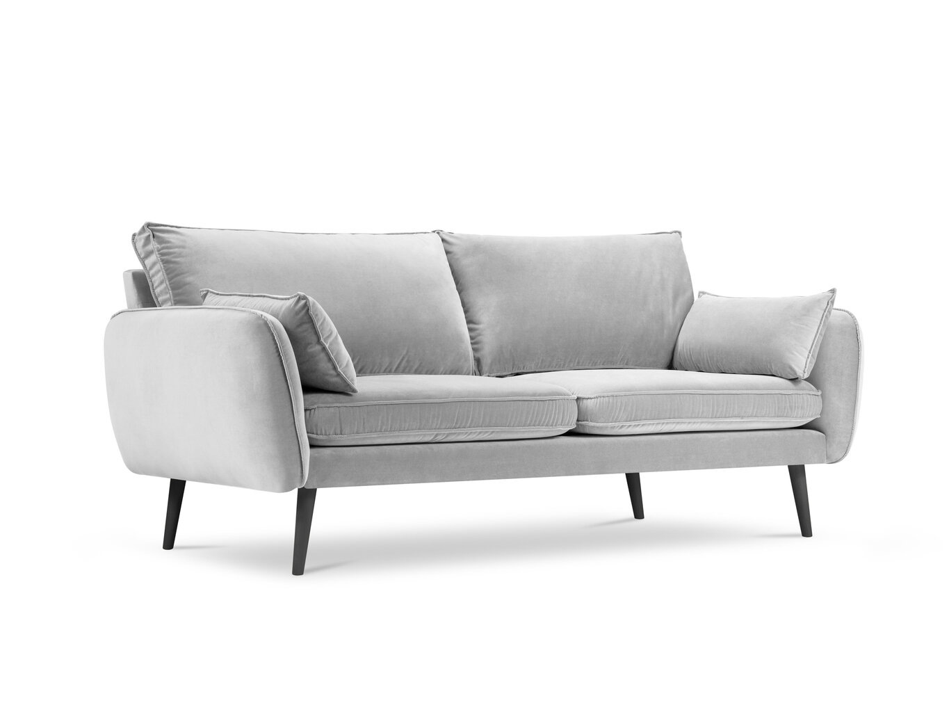 Keturvietė sofa Kooko Home Lento, šviesiai pilka kaina ir informacija | Sofos | pigu.lt