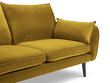 Keturvietė sofa Kooko Home Lento, geltona kaina ir informacija | Sofos | pigu.lt