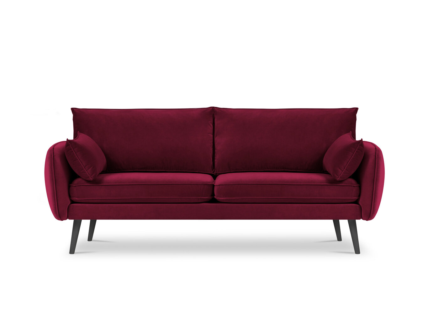 Keturvietė sofa Kooko Home Lento, raudona kaina ir informacija | Sofos | pigu.lt