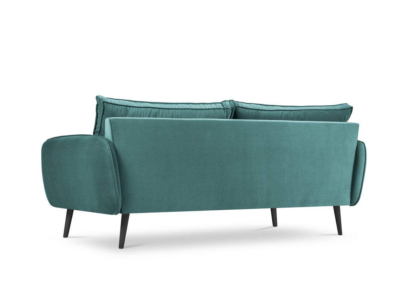 Keturvietė sofa Kooko Home Lento, žalia/juoda kaina ir informacija | Sofos | pigu.lt