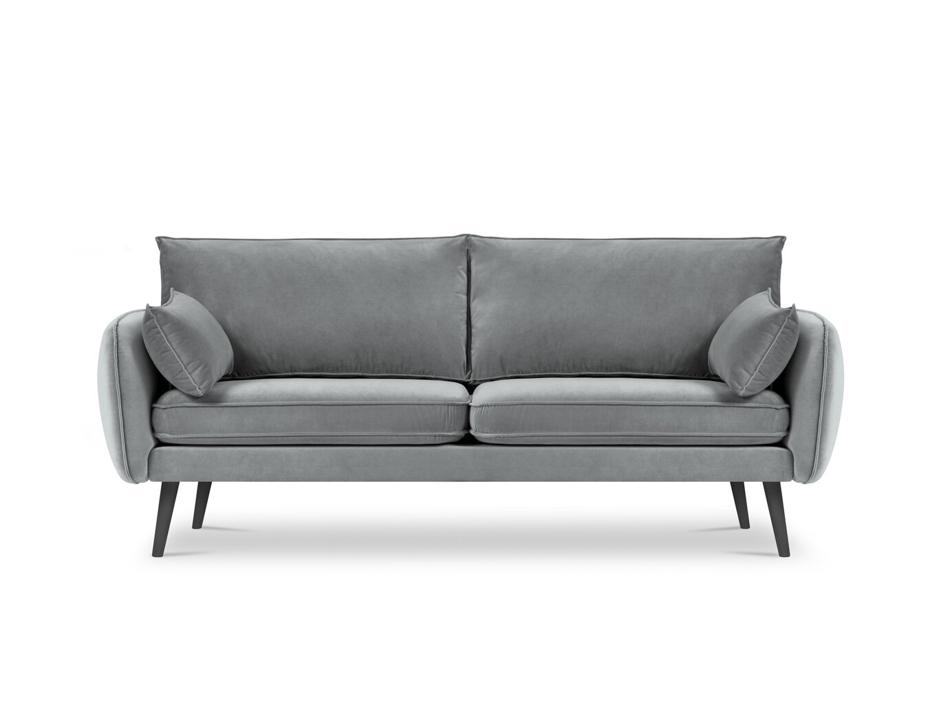 Keturvietė sofa Kooko Home Lento, pilka kaina ir informacija | Sofos | pigu.lt