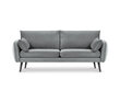 Keturvietė sofa Kooko Home Lento, pilka kaina ir informacija | Sofos | pigu.lt