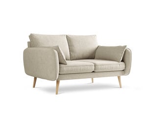 Двухместный диван Kooko Home Lento, песочного цвета/коричневый цена и информация | Диваны | pigu.lt