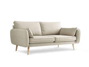 Трехместный диван Kooko Home Lento, песочного цвета/коричневый цена и информация | Диваны | pigu.lt