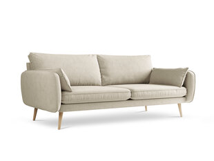 Keturvietė sofa Kooko Home Lento, smėlio spalvos/ruda kaina ir informacija | Sofos | pigu.lt