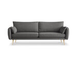 Keturvietė sofa Kooko Home Lento, tamsiai pilka/ruda