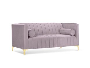 Dvivietė sofa Kooko Home Tutti, rožinė/auksinės spalvos kaina ir informacija | Sofos | pigu.lt