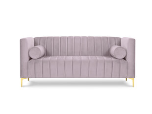 Dvivietė sofa Kooko Home Tutti, rožinė/auksinės spalvos kaina ir informacija | Sofos | pigu.lt