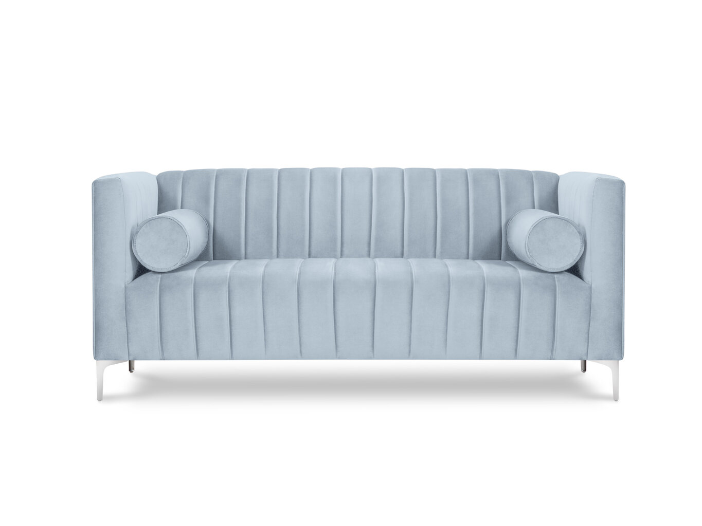 Dvivietė sofa Kooko Home Tutti, šviesiai mėlyna цена и информация | Sofos | pigu.lt