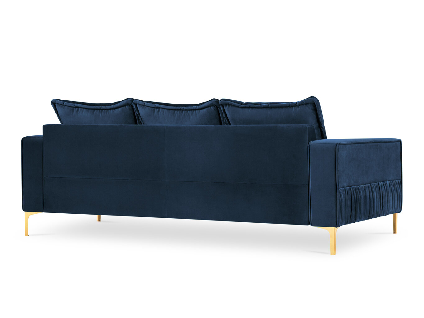 Sofa Interieurs86 Triomphe, mėlyna/auksinės spalvos kaina ir informacija | Sofos | pigu.lt