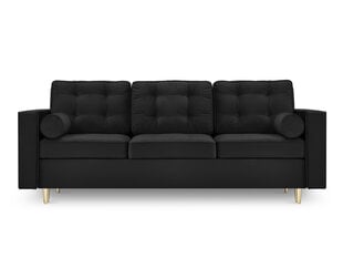 Sofa Interieurs86 Palais, juoda/auksinės spalvos kaina ir informacija | Sofos | pigu.lt
