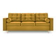 Sofa Interieurs86 Palais, geltona/auksinės spalvos kaina ir informacija | Sofos | pigu.lt