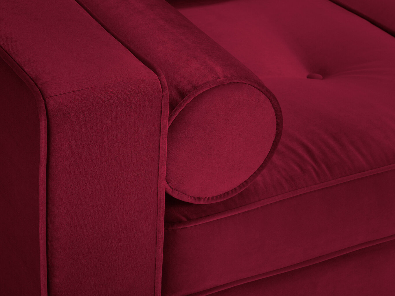 Sofa Interieurs86 Palais, raudona цена и информация | Sofos | pigu.lt