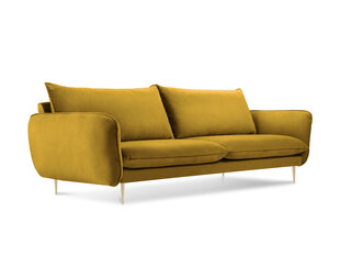 Четырехместный диван Cosmopolitan Design Florence, желтый цена и информация | Диваны | pigu.lt