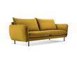 Dvivietė sofa Cosmopolitan Design Vienna, geltona kaina ir informacija | Sofos | pigu.lt