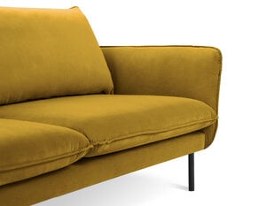 Трехместный диван Cosmopolitan Design Vienna, желтый цена и информация | Диваны | pigu.lt