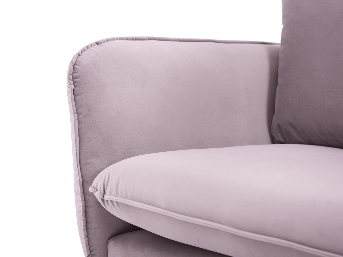 Trivietė sofa Cosmopolitan Design Vienna, rožinė kaina ir informacija | Sofos | pigu.lt