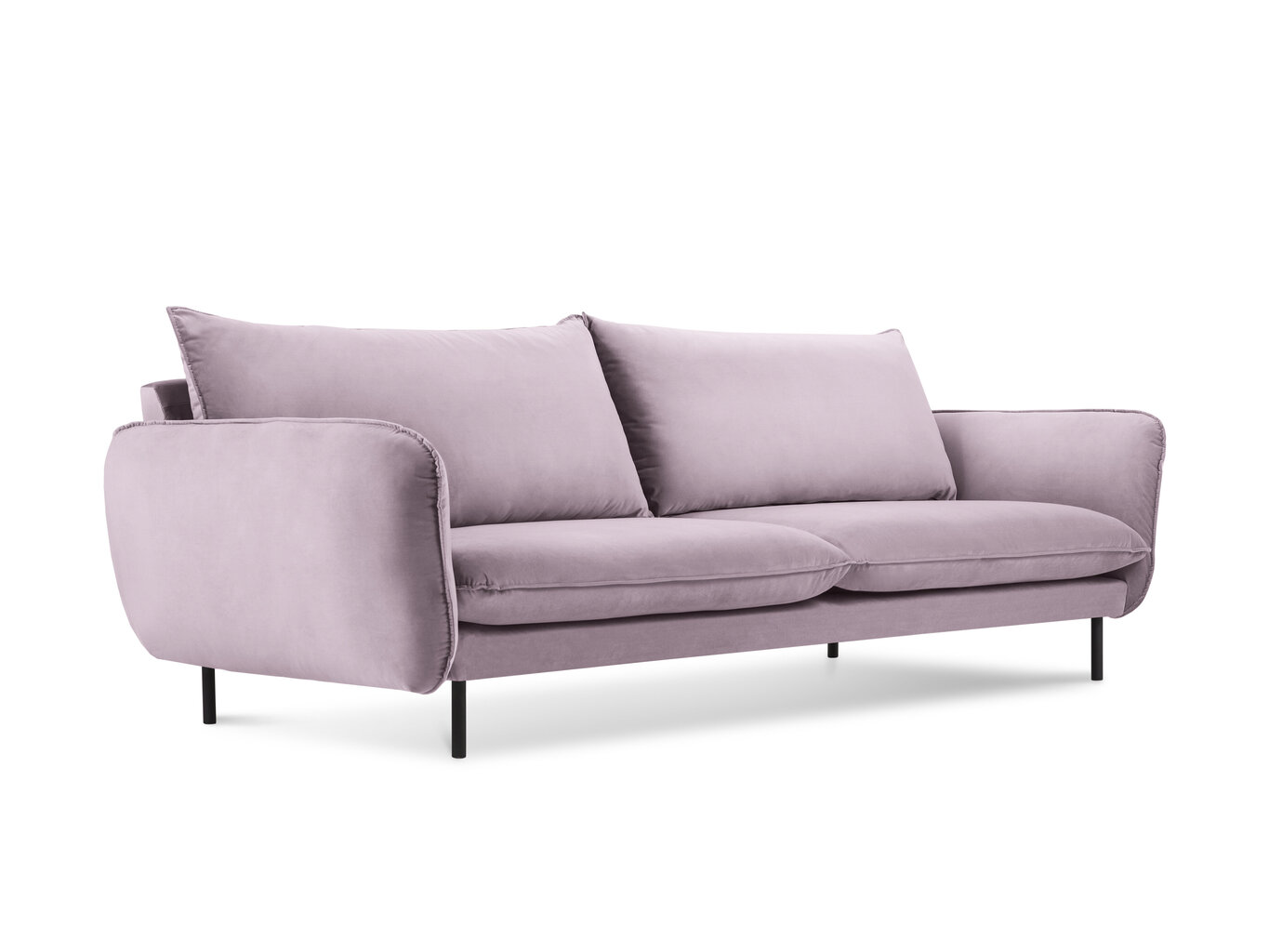 Trivietė sofa Cosmopolitan Design Vienna, rožinė kaina ir informacija | Sofos | pigu.lt