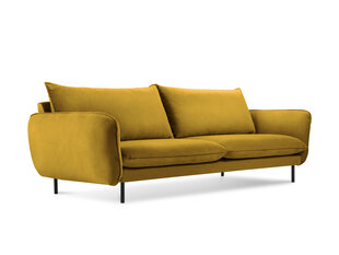 Keturvietė sofa Cosmopolitan Design Vienna, geltona kaina ir informacija | Sofos | pigu.lt