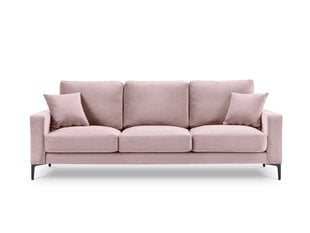 Trivietė sofa Kooko Home Harmony, rožinė kaina ir informacija | Sofos | pigu.lt