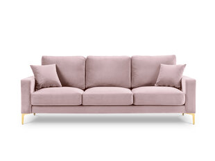 Trivietė sofa Kooko Home Poeme, rožinė kaina ir informacija | Sofos | pigu.lt