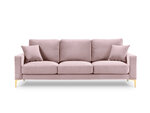 Trivietė sofa Kooko Home Poeme, rožinė