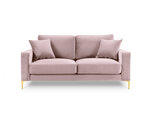 Dvivietė sofa Kooko Home Poeme, rožinė