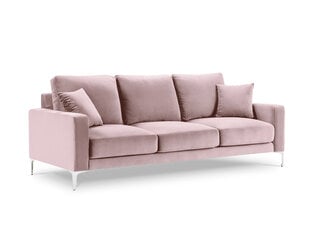 Трехместный диван Kooko Home Lyrique, розовый цена и информация | Диваны | pigu.lt