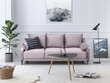 Sofa Mazzini Sofas Lilas, rožinė kaina ir informacija | Sofos | pigu.lt