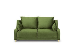 Двухместный диван Mazzini Sofas Pansy, зеленый цена и информация | Диваны | pigu.lt
