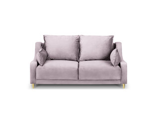 Dvivietė sofa Mazzini Sofas Pansy, rožinė kaina ir informacija | Sofos | pigu.lt