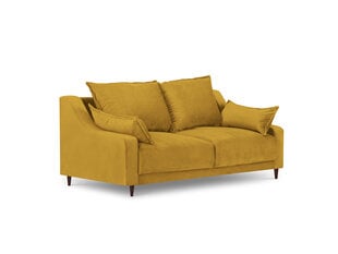 Двухместный диван Mazzini Sofas Freesia, желтый цена и информация | Диваны | pigu.lt