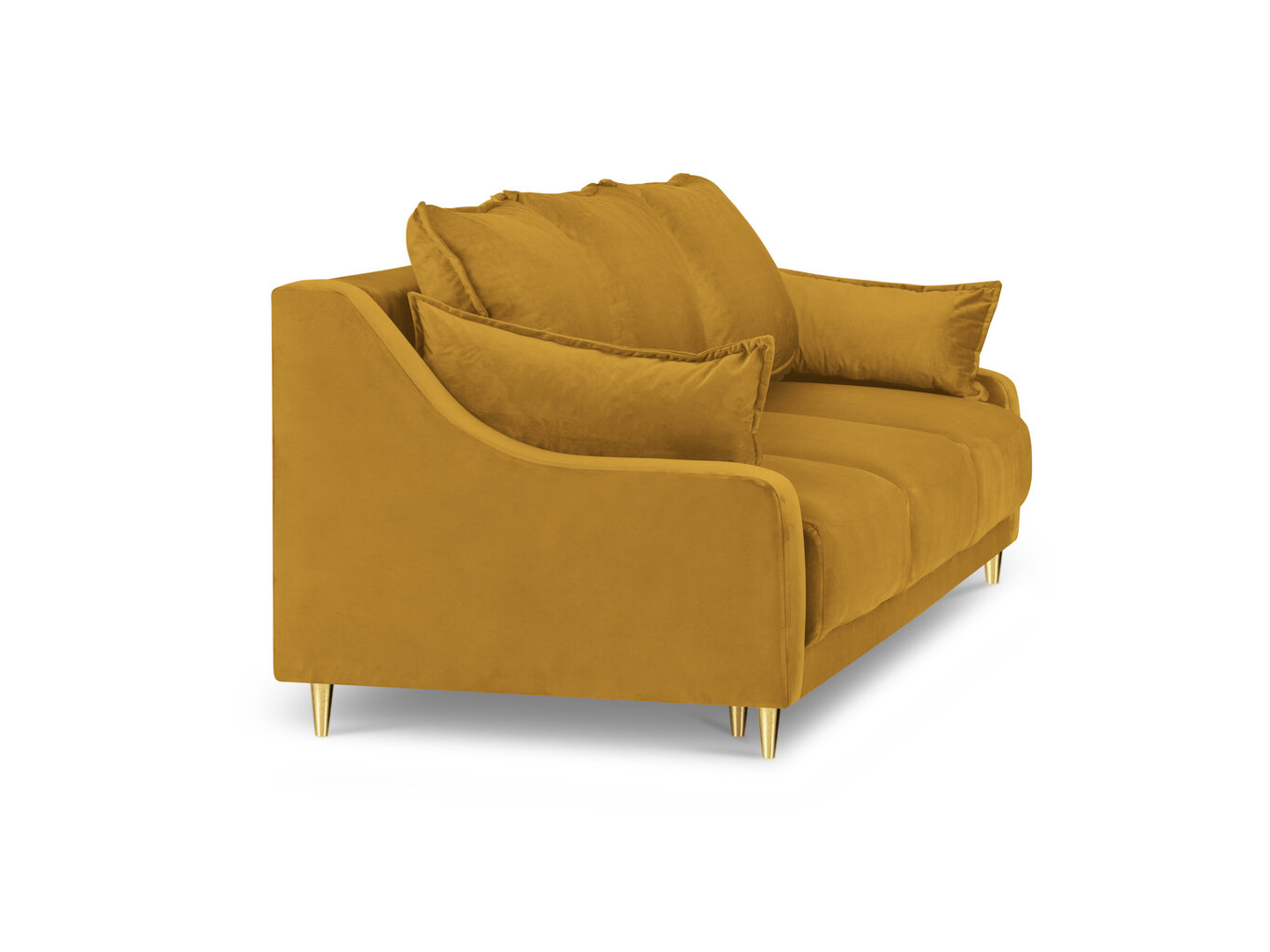 Sofa Mazzini Sofas Pansy, geltona цена и информация | Sofos | pigu.lt