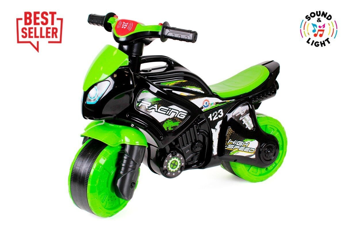 Paspiriamas motociklas su garsais kaina ir informacija | Žaislai kūdikiams | pigu.lt