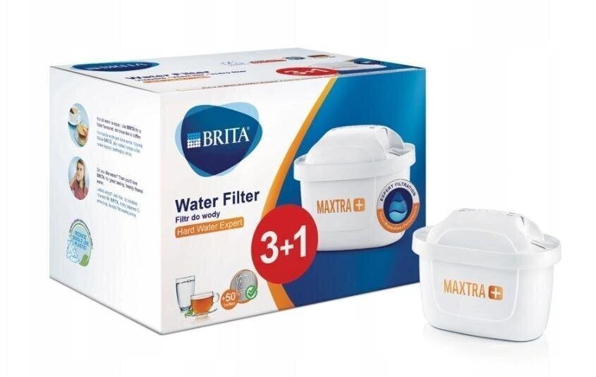 Brita Maxtra+ Hard Water Expert, 3+1 vnt. цена и информация | Vandens filtrai | pigu.lt