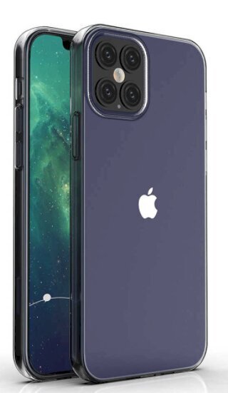 Dėklas Fusion Ultra skirtas Apple iPhone 12 Pro Max, skaidrus, 1 mm kaina ir informacija | Telefono dėklai | pigu.lt