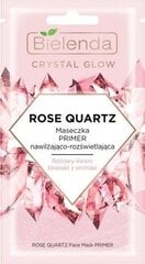 Листовая маска для лица Bielenda Crystal Glow Rose Quartz, 8 г цена и информация | Маски для лица, патчи для глаз | pigu.lt