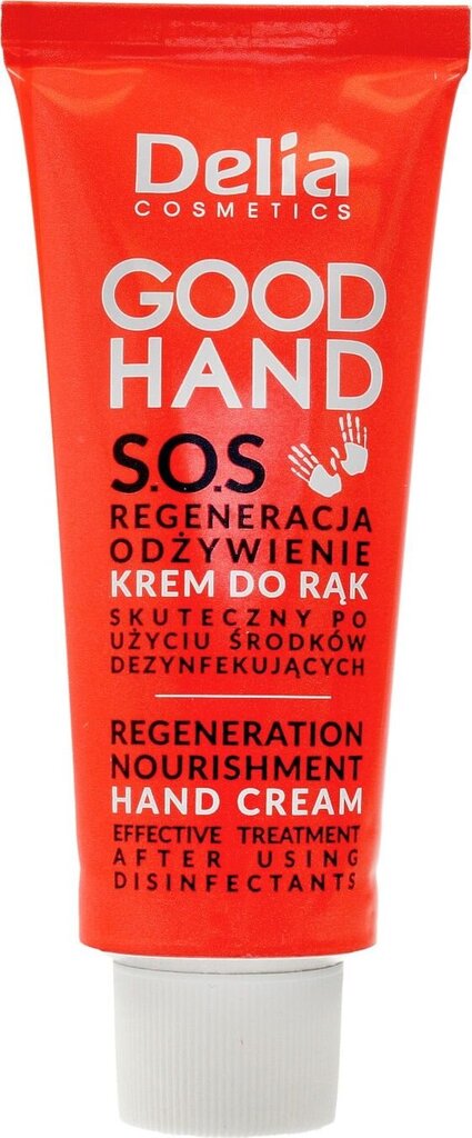 Rankų kremas Delia Cosmetics Good Hand S.O.S Regeneration and Nutrition, 75ml kaina ir informacija | Kūno kremai, losjonai | pigu.lt
